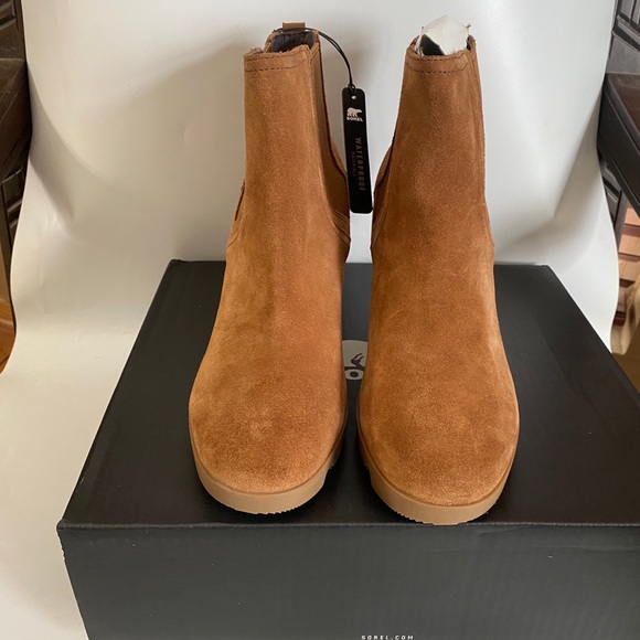 Sorel🌼NEW🌼Joan Uptown Chelsea Velvet tan - Picture 9 of 10
